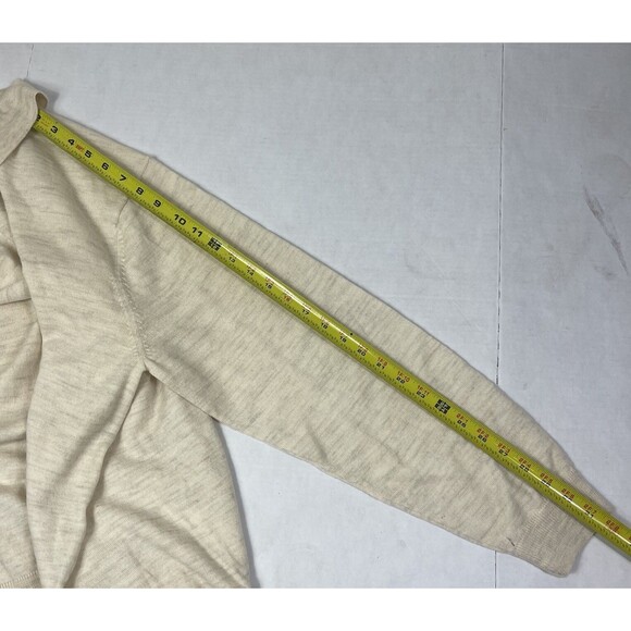 Turnbury Men’s Extra Fine Merino Wool Popover Sweater L Grandpa Literary Preppy - Picture 11 of 11